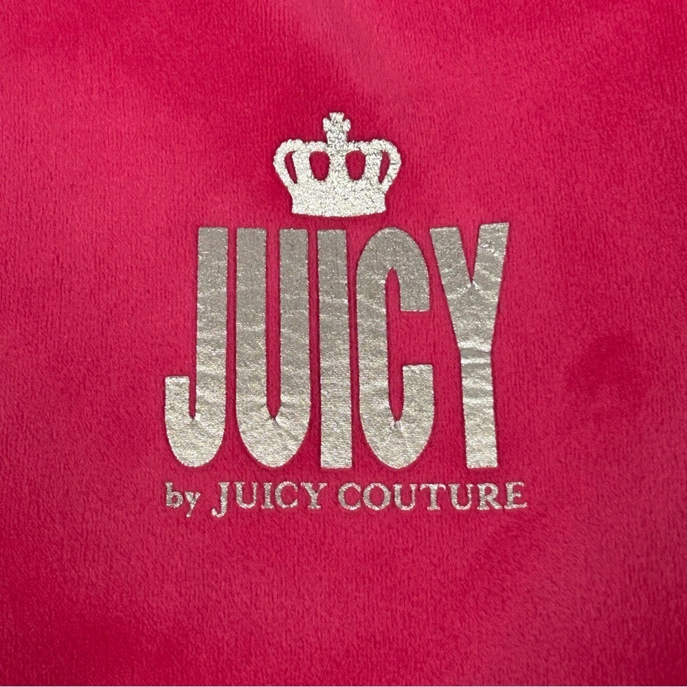 Juicy Couture Pink Velour Jumpsuit Relaxed Fit - Picture 4 of 13